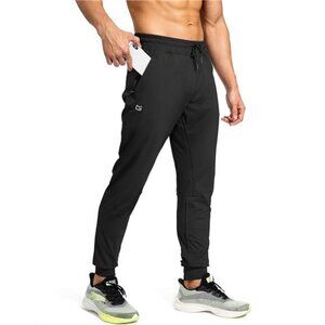 Men's Sweatpants with Zipper Pockets Athletic Training Track Pants Joggers